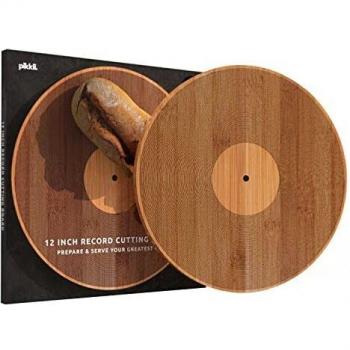 Vinyl Record Bamboo Chopping Board 12