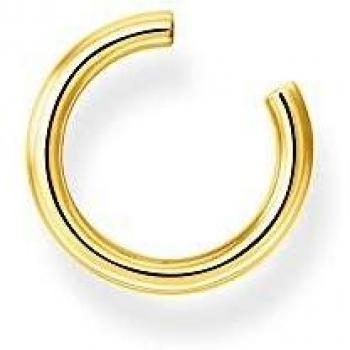 Pendientes Ear Cuff de plata con baño de oro de 18K y zirconia Thomas Sabo