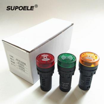 AD16-22SM 22mm 220V Red Green Amber Flashing LED Indicator Lamp