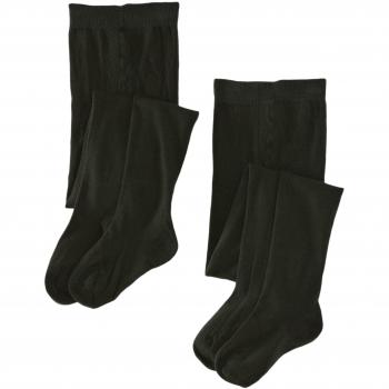 Sunset Softness: PEX Cotton Girl's Tights, 2 Pairs Packaged