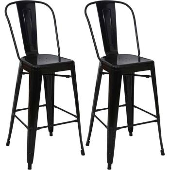 Taburetes de Bar con Respaldo