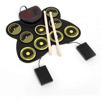 Kit de batterie électronique avec 9 pads, haut-parleur numérique et accessoires