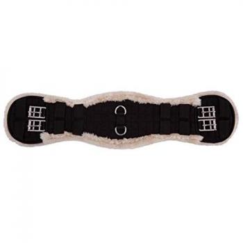 Premiere Sattelgurt Lammfell 80 cm Schwarz/Natur
