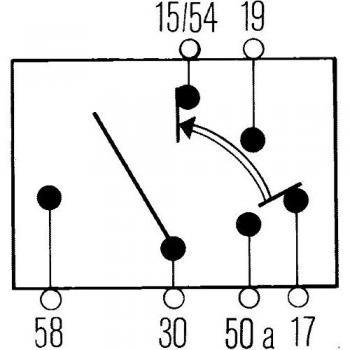 Interruptor de seguridad HELLA 6JB 003 959-011