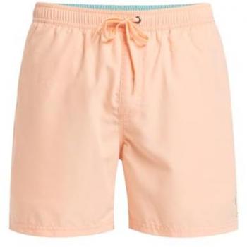 Quiksilver Peach Parfait Fineline Volley Swim Trunks