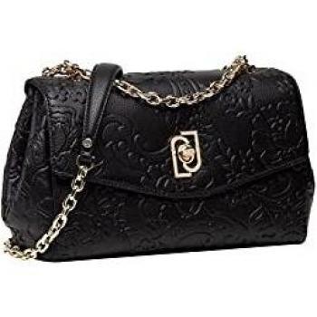 Borsa Liu Jo Donna Nera con Motivo Floreale