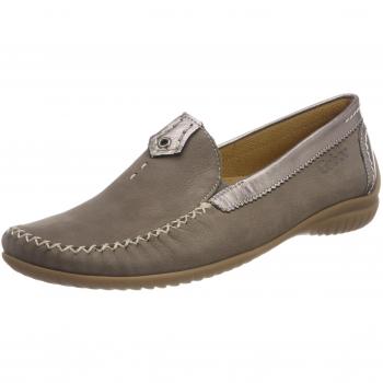 Gabor Damen Slipper, Komfort, Braun (Fumo/Argento), 37.5 EU