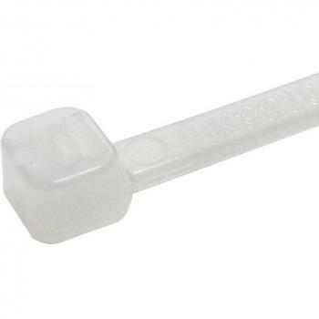 Cables Direct CT-150W 100-Pack Beaded Cable Ties in White