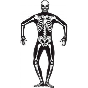 White Night Skeleton SkinSuit – Black & White