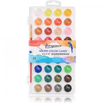 Ensemble Aquarelle 36 Couleurs Artisanat