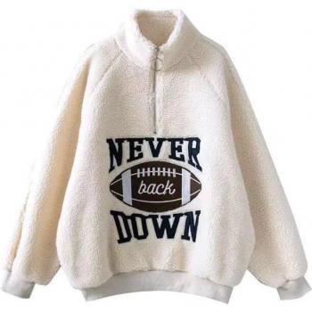 Maternity Fleece Turtleneck Jacket