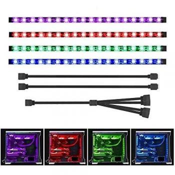 RGB LED Streifen für PC, Speclux Mid Tower Gehäusebeleuchtung, unterstützt ASROCK Aura