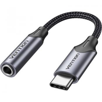 Adaptador Vention BGMHA 10cm Jack 3.5 hembra a USB-C macho