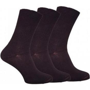 Calcetines Simply Essentials para diabéticos extraanchos lisos hombre (Paquete de 3)