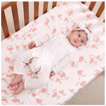 Floral Print Muslin Swaddle for Baby Girl and Boy