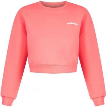 Smilodox Damen Crop Sweatshirt Sherry