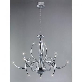 Llamas Pendant 15 Light G4 Polished Chrome, NOT LED/CFL Compatible