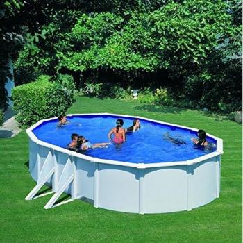 Piscina Bora Bora 610x375 cm in Acciaio GRE