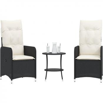 Prolenta Collection: chaises de jardin inclinables + table en résine