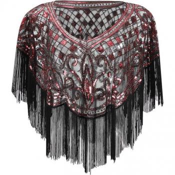 Chal Pashmina de Lujo con Diseño de los Años 20