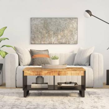 VidaXL 90x50x40 cm Coffee Table in Solid Mango Wood