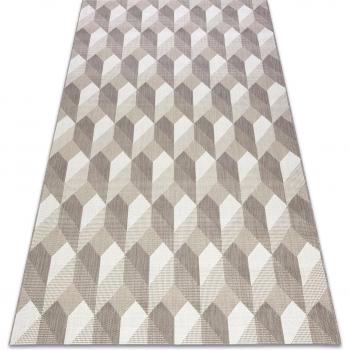 Tapis 3D Corde Sizal Beige 120x170 cm