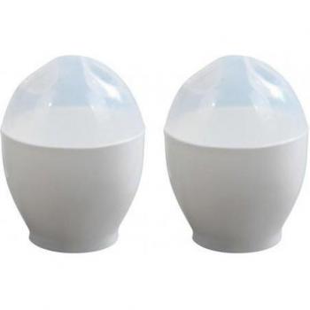 2 Pcs Easy Clean Egg Cooker Microwave Safe Egg Cups