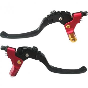 Folding Clutch Handbrake AU05 for Honda Yamaha Kawasaki Suzuki