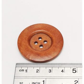 Boutons de Costura Marrón Li 6cm 4 Agujeros 40/50/60mm