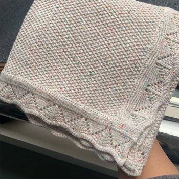 Manta de Algodón Ganchillo para Coche – Nórdica UltraSuave