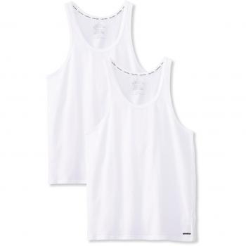 Calvin Klein 2ptank, Camiseta sin Mangas para Hombre, Blanco, Pequeño (Pack de 2)