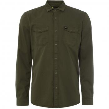 O'Neill Chemisier LM Creek sergé Homme L Mousse hivernale