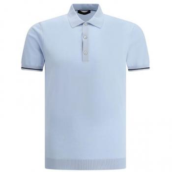 Light Blue Casual Polo Shirt – Moorer L