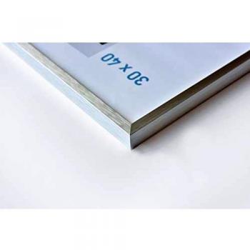 Nielsen Metallbilderrahmen C2, 30x40 cm, Struktur Silber