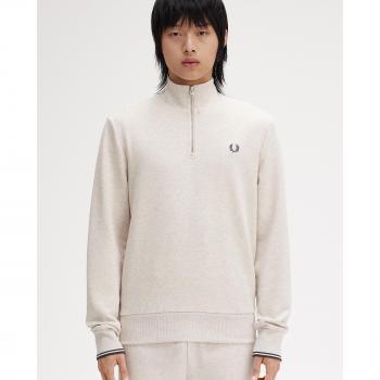 Veste de sport 1/2 zip Fred Perry Beige Extra Large