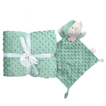 Cozy DouDou Verde con mantita