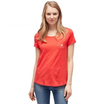 TOM TAILOR Street‑Style Denim-T-Shirt mit Stickerei – L (Frau)