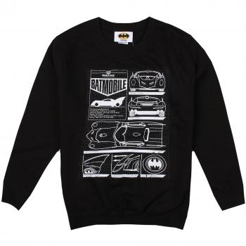 Junger DC Comics Pullover mit Batmobile Entwürfen