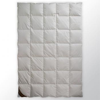 Daunendecke Golf von Alaska Centa‑Star – 200 x 220 cm, 100 % Daunen, 2 cm Stege, Wärmestufe 4, beige