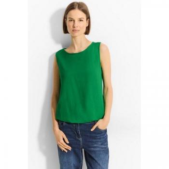 Cecil Femme T-shirt Chemisier Vert Simple XS