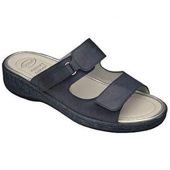 Sandales Ardea Scholl Taille 40 en Bleu Marine avec Coussin en Mémoire