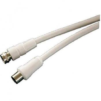 Cable antena F macho 2.5 m para TV/SAT Electro Dh