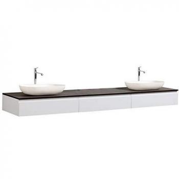 Mueble de baño Vision 2250 con lavabo O-540 y faldón blanco