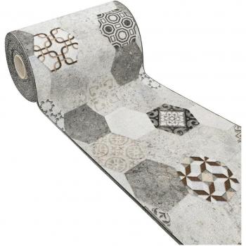 Tapis de Sol Cuisine Bordé Antidérapant 57x280 cm