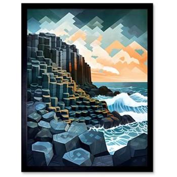 Polished Stone & Sky: Giant's Causeway Print
