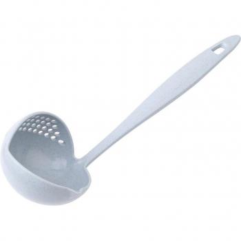 2-in-1 Kitchen Soup Spoon with Long Handle and Filter