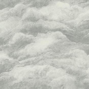 Luxury Heavyweight Cloud Weave Wallpaper – Silver Grey Edition