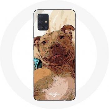 Samsung Galaxy A71 American Pit Bull Terrier Brown Cover