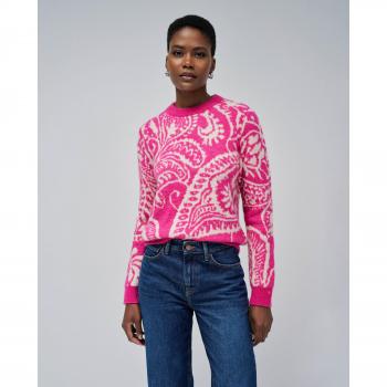 Salsa Jeans Maglione Extra Large Rosa Profondo