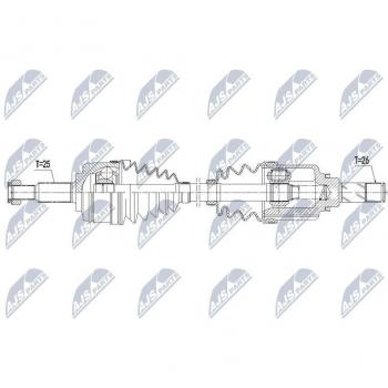 Transmission shaft NTY NPW‑RE‑109